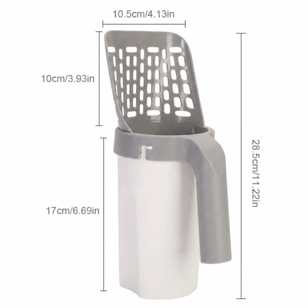 All-in-One Cat Litter Scoop Detachable Pet Waste Sifter Cat Poop Scooper Daily Cat Care