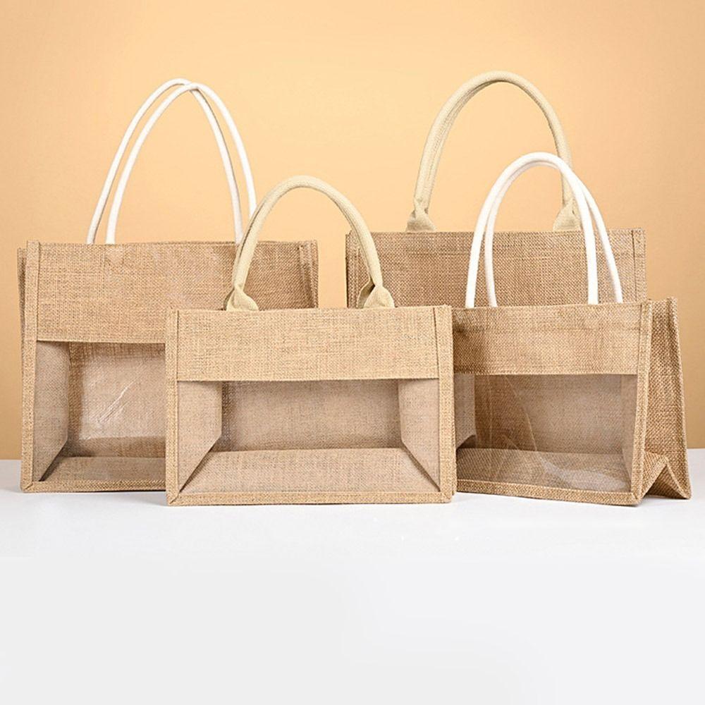 Прозрачные мешковины для бутылок вина из джута, сумки для переноски вина, свадебные вечеринки и мероприятия