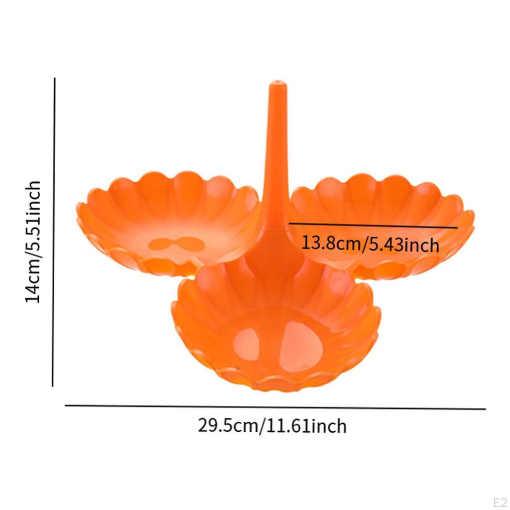 Настольная сервировочная чаша для фруктов и десертов, штабелируемая конструкция