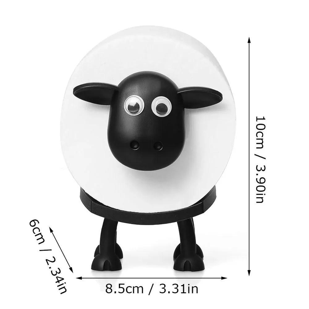 Милый держатель для туалетной бумаги в форме овечки, Юмористический держатель для туалетной бумаги для украшения ванной комнаты
