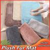 Быстро впитывает воду, плюшевый напольный коврик, нескользящий коврик для ванной комнаты, коврик для двери, мохнатый ковер для гостиной, дома, пол в ванной комнате