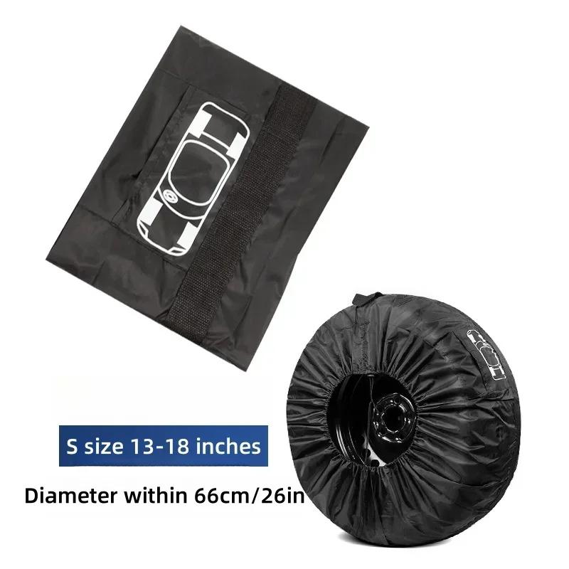 1 шт. новый чехол для запасного колеса автомобиля, полиэстер, сумки для хранения автомобильных колес, аксессуары для шин, пылезащитный протектор, стиль