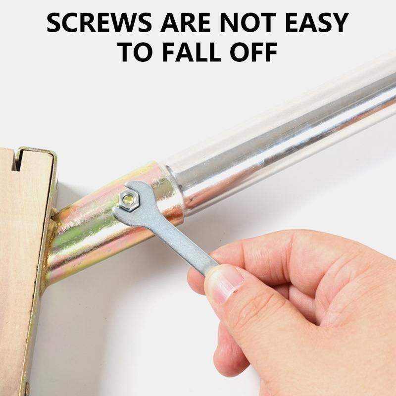 Durability Stainless Steel Weeding Brush Flexible Length Crack Weeder for Various Heights, Easy Head Replacement