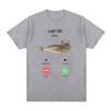 Cah Fih Meme Tshirt Funny Calling Cat Fish Hybrid Meme T Shirt Absurd Humor Internet Culture Gift Viral Short Sleeves Tops