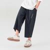 Boys' Casual Cropped Wide-Leg Pants