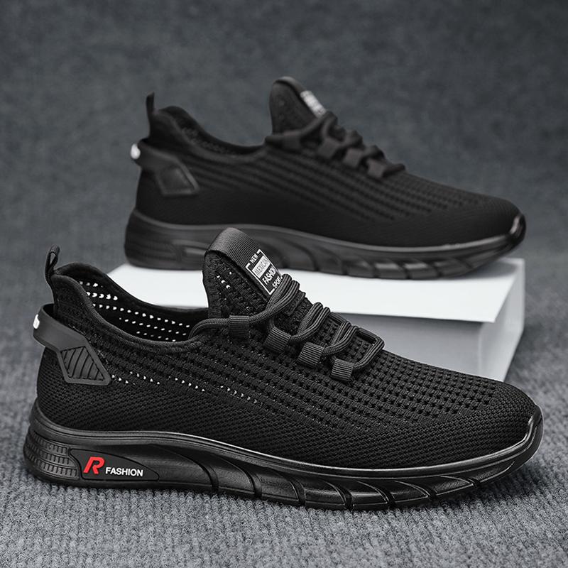 Мужская обувь, мужская повседневная спортивная обувь, мужская обувь с сеткой, дышащая и универсальная модная обувь, легкие кроссовки