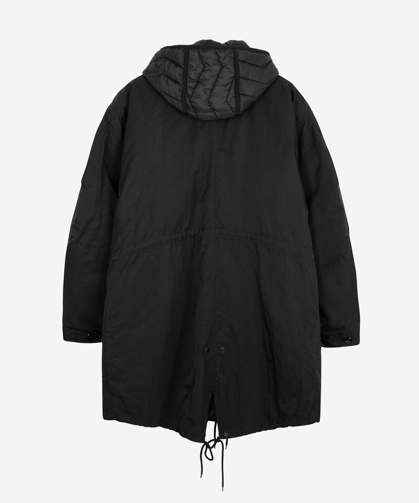 Publicifure Washed Nylon M65 Fishtail Parka_Black
