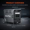 SOLARPLAY Q3600 Portable Power Station 3600W/3840Wh Energy Storage Lifepo4 Battery UPS Function Home Camping Accessories Outdoor