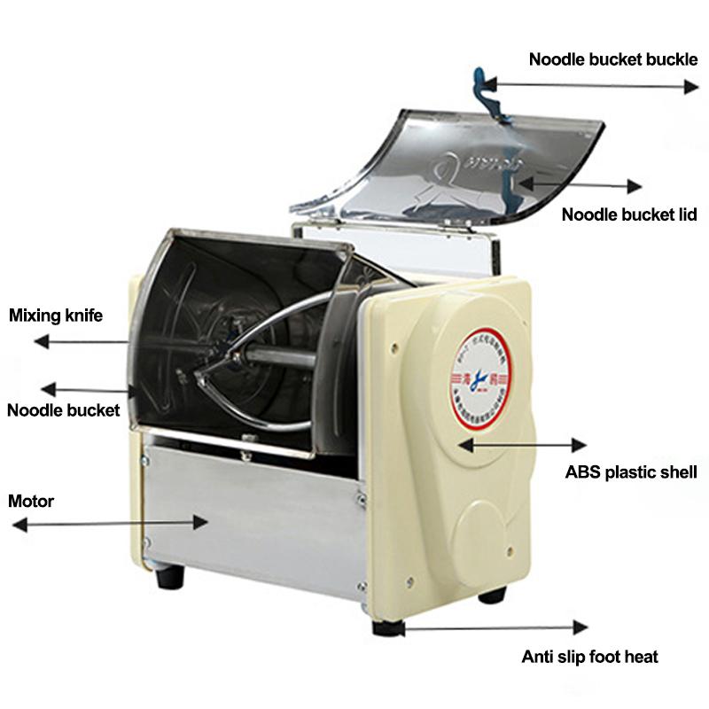 220 В Электрический Профессиональный Тестомес 2 кг Бытовой Коммерческий Миксер Лопатка Для Хлеба Многофункциональный Миксер Бытовая Техника