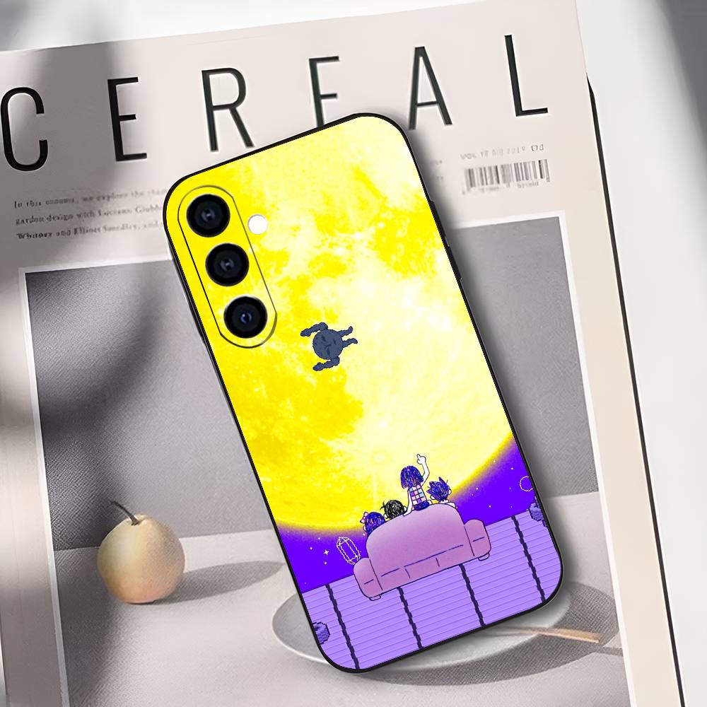 Game O-Omori Phone Case For Samsung Galaxy A73,A72,A71,A70,A53,A52,A51,Soft Silicone Black Cover
