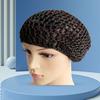 2 шт. Ночной колпак из толстой пряжи, вязаный крючком, эластичный, ажурный, сетчатый, многоцелевой, для сна, повседневной носки, шапочка для волос