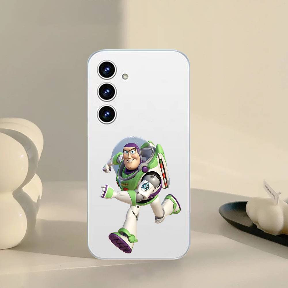 Чехол для телефона B-Buzz Lightyear для Samsung Galaxy S21 S22 S23 S24 S25ULTRA FE Ultra Plus5G A52S Прозрачный чехол