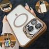 Magnetic For Magsafe Matte Case For iPhone 16 15 12 13 14 11 Pro Max Camera Lens Protector Cases For iPhone 16 15 14 Plus Cover