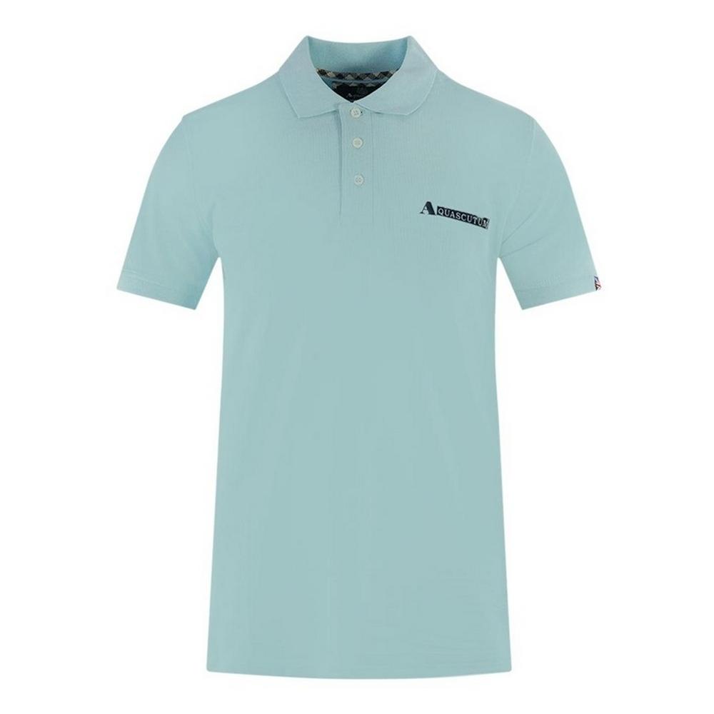 Aquascutum Mens Boxed Logo Polo Shirt