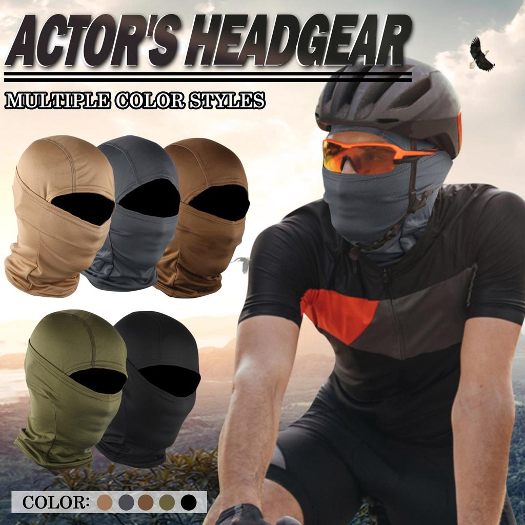 Outdoor Sunscreen Mask Camouflage Headgear Riding Fishing Full Face Breathable Neck Cover Face