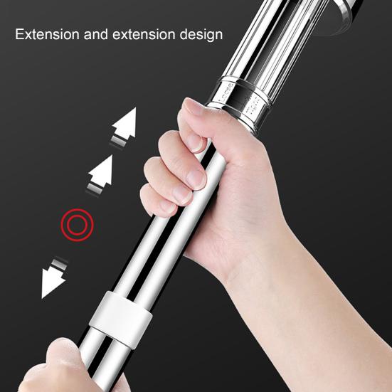 35/50CM Tension Curtain Rod Garland Holder Adjustable Expandable No Drilling Non-Slip Stainless