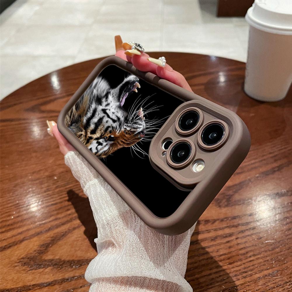 LZ30 Tiger Lion Cat силиконовый чехол для телефона Samsung A15 A35 S24 S23 Ultra S22 S21 Plus S20 FE A05 A06 A54 A55 A53 A14 M15 противоударный задний чехол