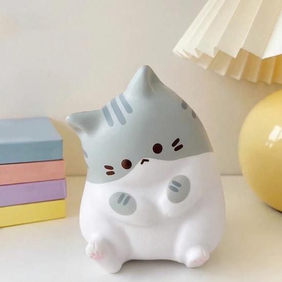 Игрушка-кот для снятия стресса, мультяшный, мягкая, эластичная, толстый котенок, сжимаемая игрушка, для расслабления, снижения тревожности, животное, сенсорная игрушка, сувениры для вечеринки