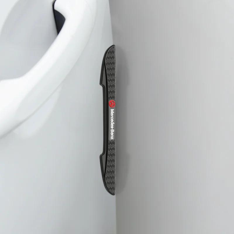 GLC GLB 4Pcs Car Styling Side Door Edge Protection Anti-collision Sticker For Mercedes Benz AMG W177 W176 X166 X167 C257 C218 X