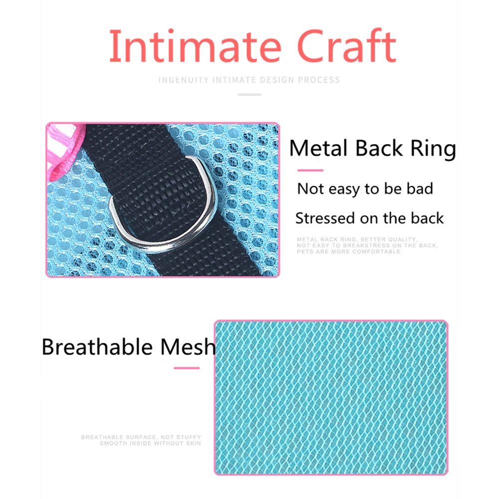Ferret Small Animals Pet Lead Bunny Mesh Chest Hamster Vest Harness Rabbit Leash Collar