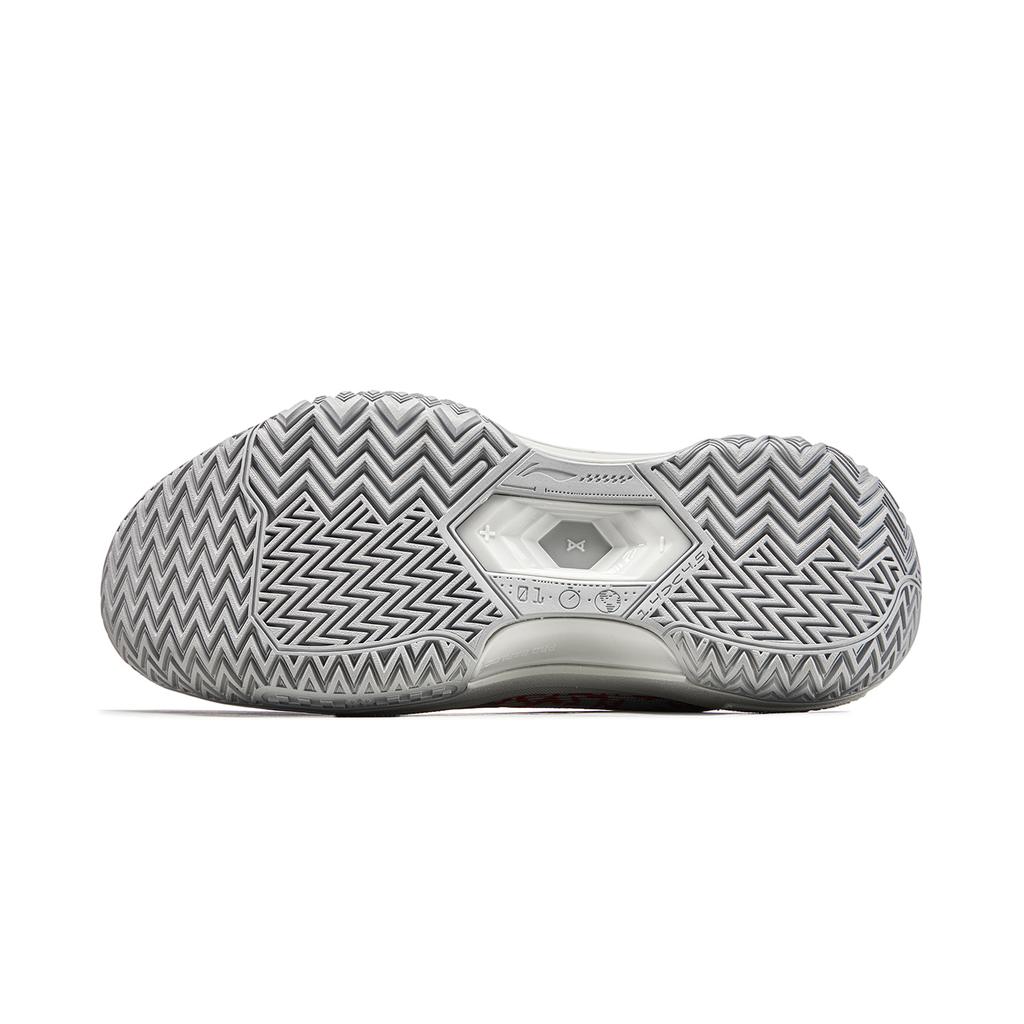 Li Ning Jiao Ao Forged Technology Shock Absorption Non-Slip Wear-Resistant Lightweight Rebound Low-Top Basketball Shoes Men Sneaker Gray ABFU019-10