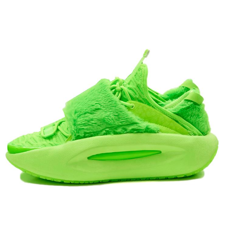 Li Ning Cloud Traveler Амортизация Скользкие Устойчивые к истиранию Легкие Низкие Повседневные Кроссовки Мужские Неоново-зеленые AZGS135-1