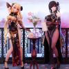 25СМ Аниме Игра Azur Lane Чен Хай Фигурка Ципао Черное Шелковое Платье Нарядная Стоячая Модель Игрушка Коллекция Подарков Фигурка Действия ПВХ
