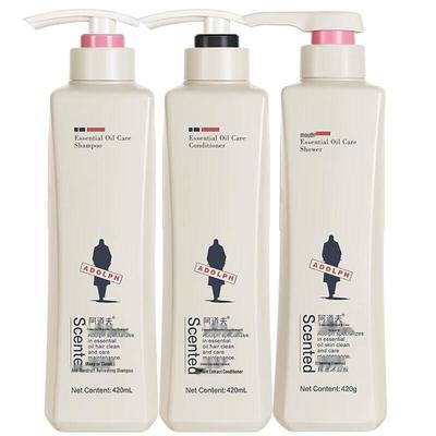 Набор из 3 средств для ухода за волосами и телом Adolph Light & Smooth