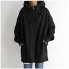 Women's Casual Loose Fit Comfortable Long Full Zip Hoodies Sweatshirts for Spring Autumn Multicolor