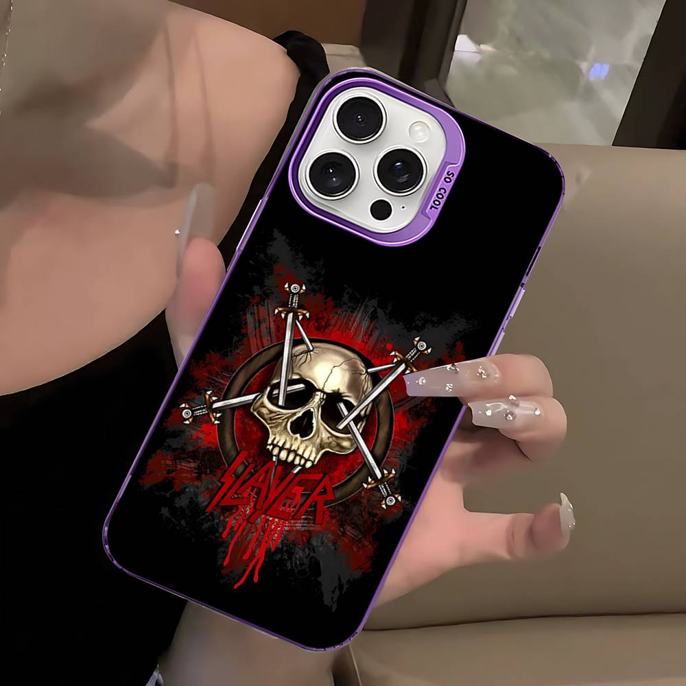 S-Slayers Band Phone Case For IPhone 17 16 15 14 13 Pro Max Plus Matte Color Back Cover
