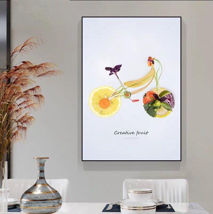 Nordic Abstract Fruit Kitchen Decor Canvas Paintings Posters and Prints Creative Wall Art Pictures Dining Room Home Decor Quadro