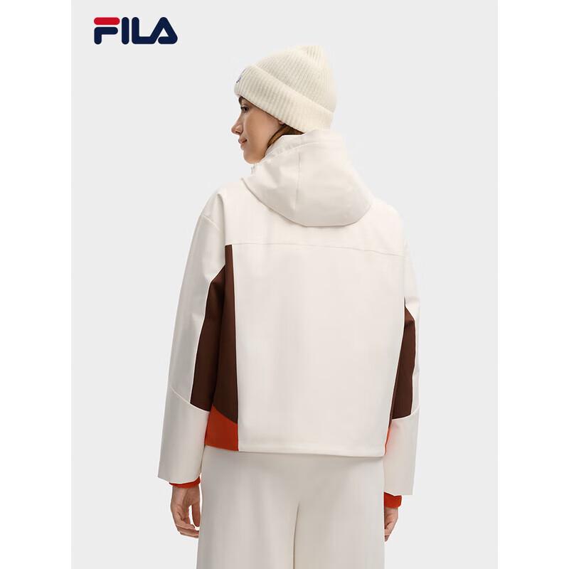 Fila Женская зимняя пуховая куртка Colorblock 2025, комплект из 2 предметов