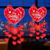 Valentine's Day Party Decoration Love Pendant Proposal Wedding Creative Heart Pendant Venue Decoration