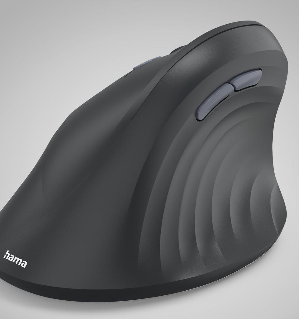 Hama Ergonomic Mouse Ewm-600L Charged Usb C Bluetooth For Left 1 Pc