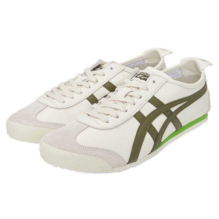 ONITSUKA TIGER Mexico 66 Comfortable Lightweight Durable Low-Top Casual Running Shoes Unisex Sneakers Light-Green 1183B771-109