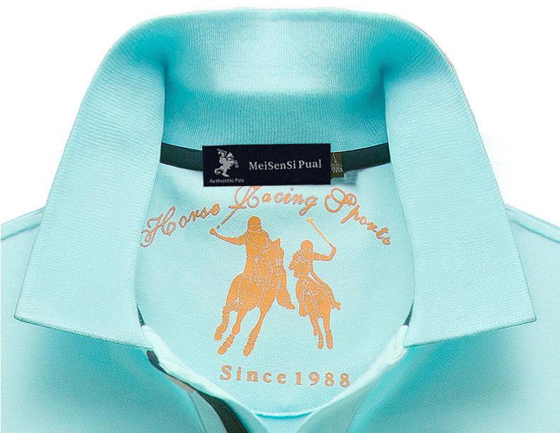 Мужская рубашка-поло премиум-класса Paul - Летняя с коротким рукавом, с лацканами, из чистого хлопка, доступна в больших размерах