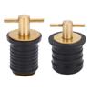 T Handle Drain Plug Rubber Seal Boat Drain Plug No Deformation Rust Resistance for Marine Lifeboat
