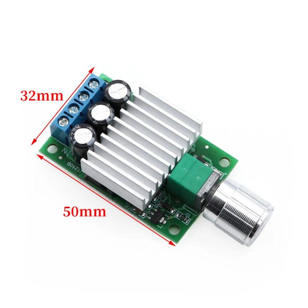 Plastic PWM Motor Controller Adjustable Speed Speed Control Switch LED Light