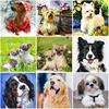 Dog DIY 5D Diamond Painting Full Round Resin Mosaic Diamond Embroidery Animal Cross Stitch Kits Handmade Gift Home Decoration