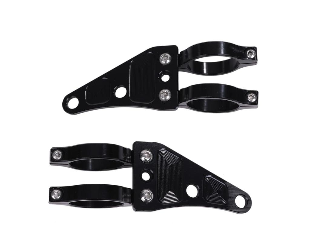 CustomDivine Кронштейн фары из алюминиевого сплава, обработанный на станке с ЧПУ, 41 мм 41 мм CB400SF VTR250 ZJ06A XJR400 GSX400 ZRX400 ZRX S ZJ06A H ZJ06A Универсальный аналог