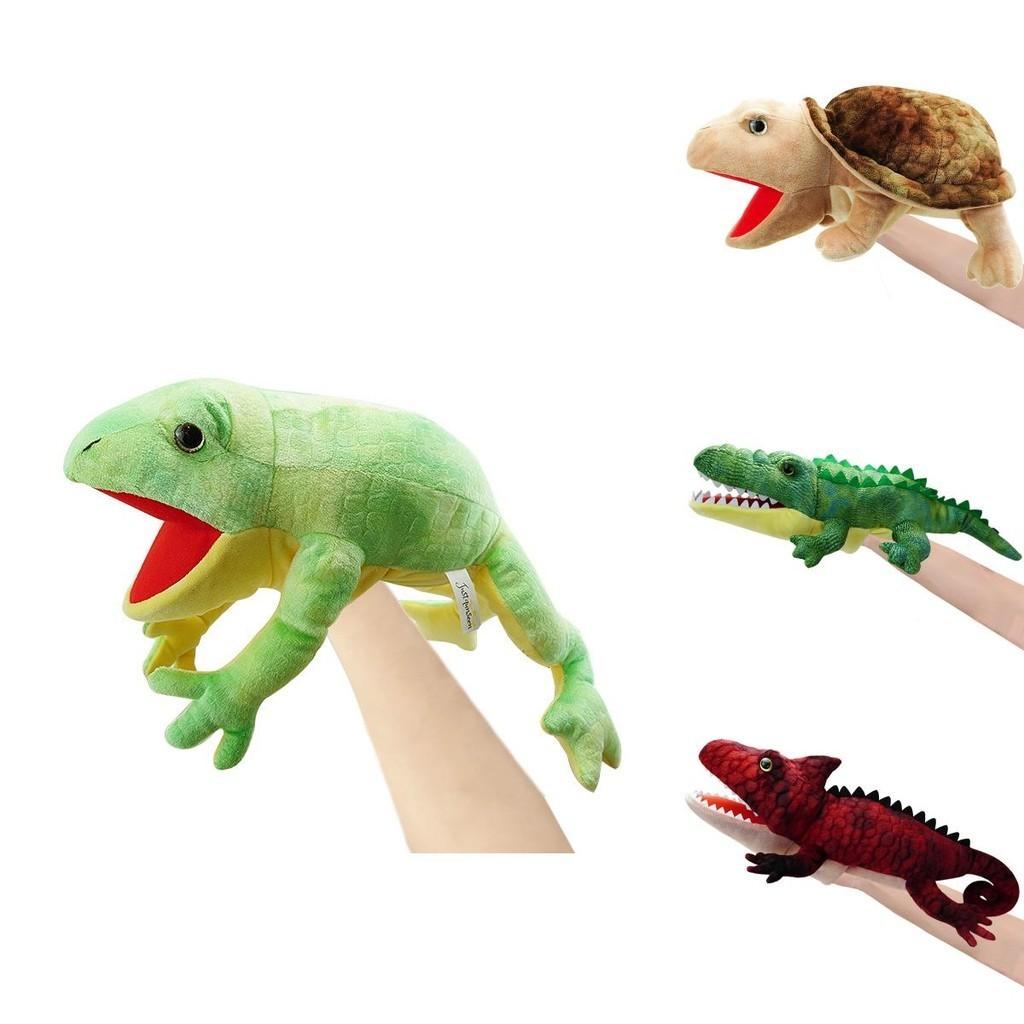 Adorable Lizard Puppet Plush Toy Soft Reptile Stuffed Animal For Kids Customizable Picture Design Short Plush 50cm Height