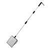 Metal Cat Litter Scoop Reusable Heavy Duty Sifting Shovel with Detachable Adjustable Long Handle for Chicken Coop Dogs