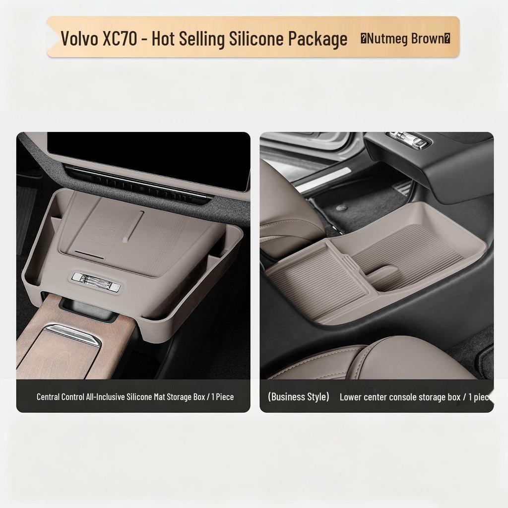 Силиконовый коврик-органайзер на центральную консоль Volvo XC70