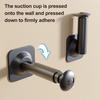 Yousheng Suction Cup Towel Storage Rod Retractable Wall Mounted Hanger Organizer Rack Strong Load-bearing Folding Drying Rack