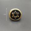 Ring Gold-plated Six-pointed Star of David Men's Ring