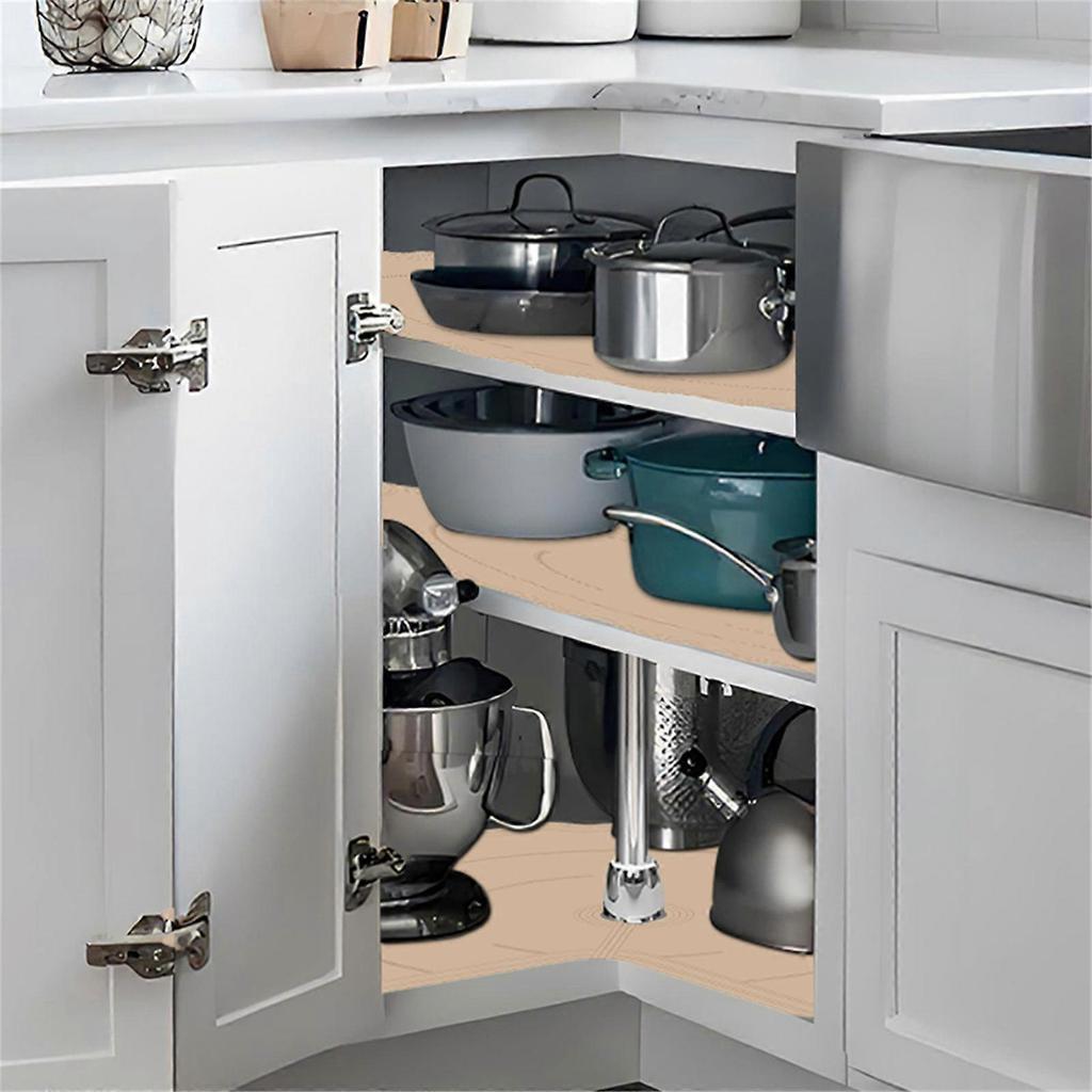 Easy To Use Kitchen Cabinet Mats Durable Silicone Shelf Liners For Homes Kitchen Protect Nonadhesive Placemat Khaki