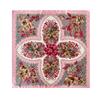 Classic cashew-patterned silk scarf for women, shawl, faux silk headscarf, 90cm square scarf