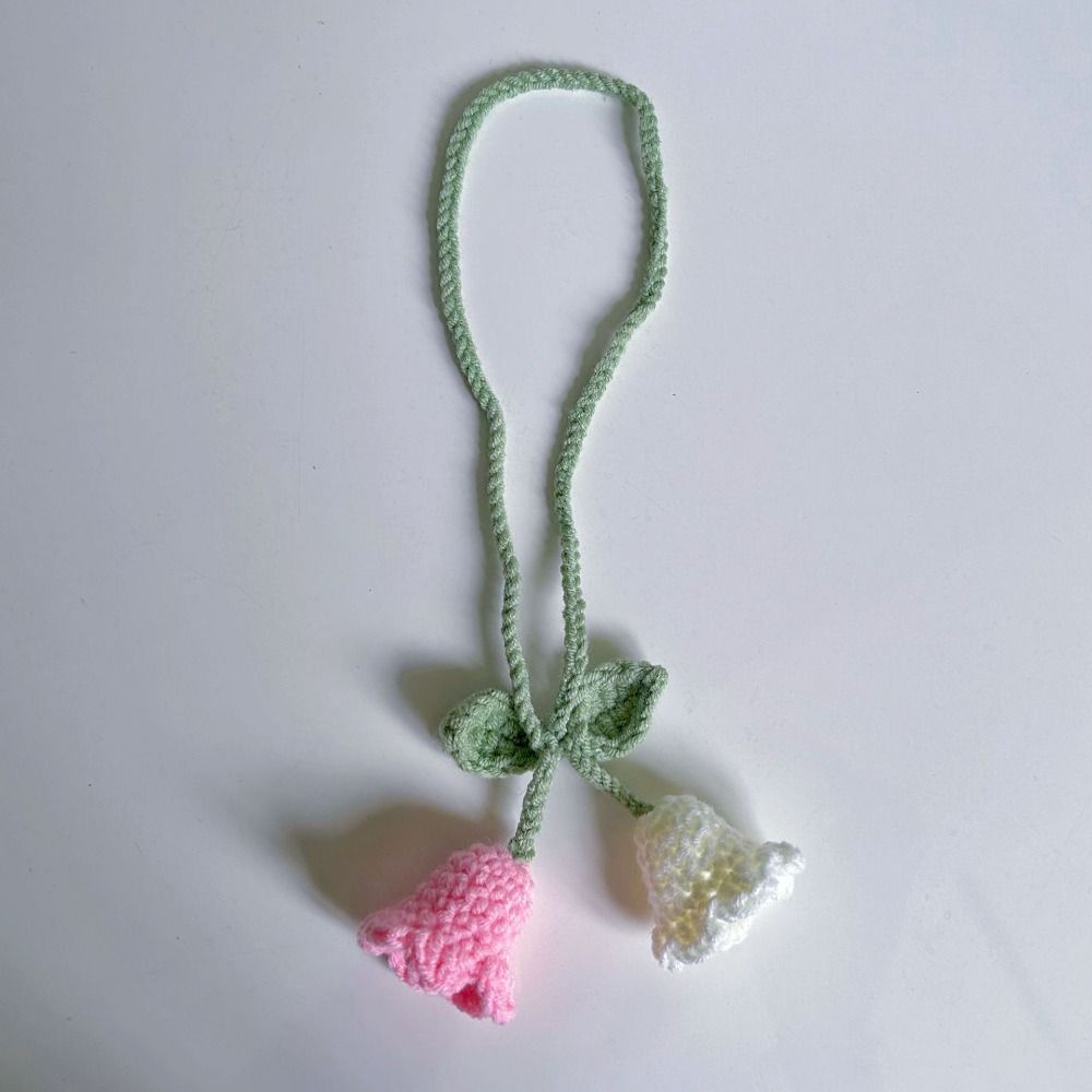 Strawberry Knitted Strawberry Pendant Wool Strawberry Keychain Charms Pagination Mark  Women