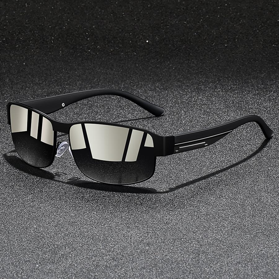 Fashion Vintage Square Metal Frame Sunglasses Men Women Fishing Driving Man Luxury Brand Designer Sun Glasses UV400 Eyewear