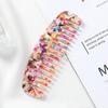 European & American Fashion Acetate Anti-Static Marble Hair Comb for Women